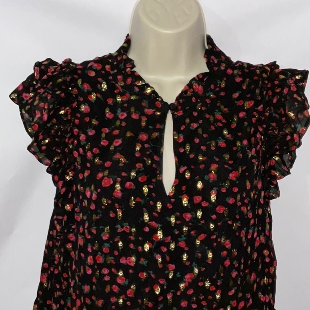 💲J. Crew Top, Capped Sleeves, Sz S